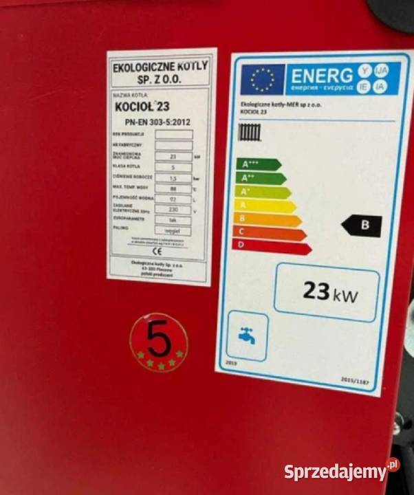Kocioł 23kw do 180m2 powierzchni grzewczej Na wielkopolskie Pleszew sprzedam