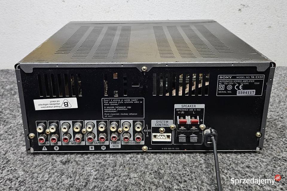 Wzmacniacz stereo Sony TAEX50 rozmiar MIDI małopolskie Kraków