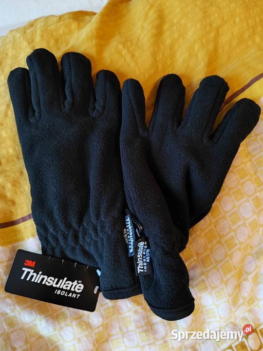 Rękawiczki czarne polar Uniseks