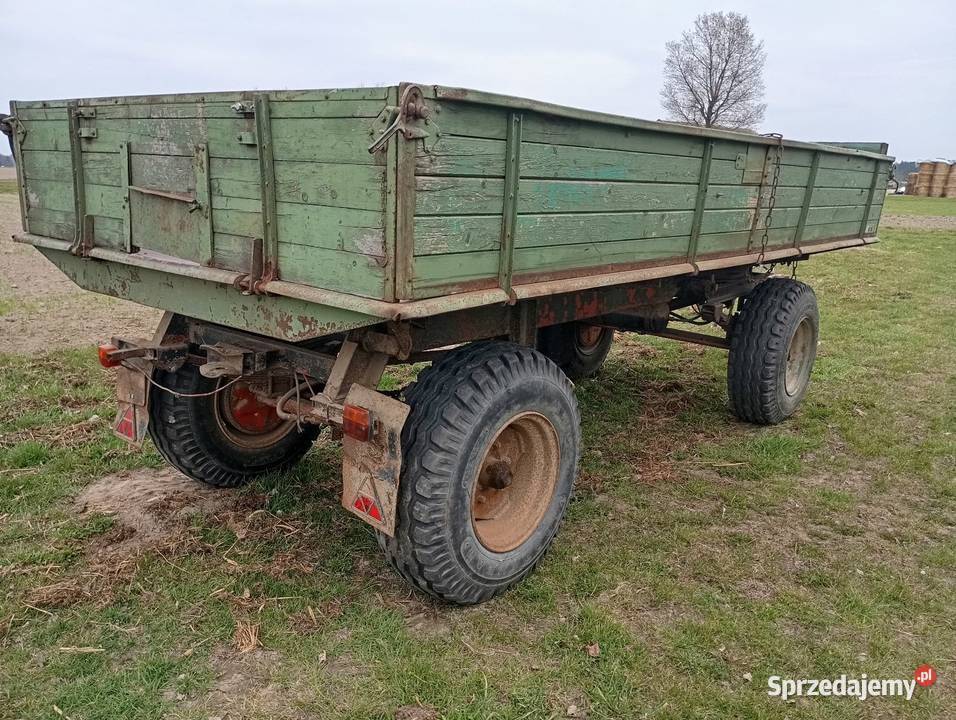 Sprzedam przyczepę trzystronna 8 ton Przyczepy rolnicze Sieradz