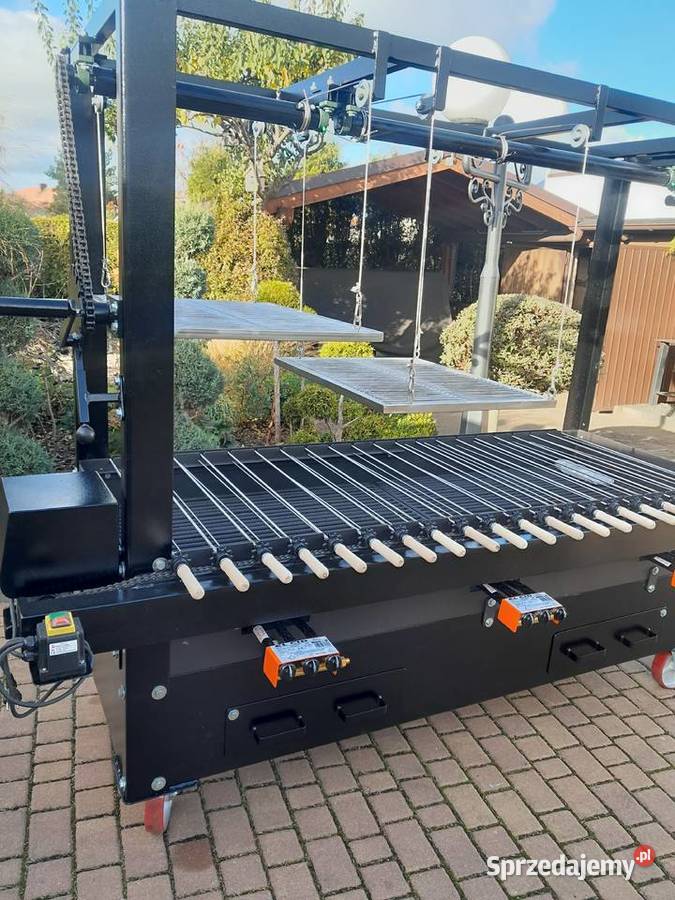 Gastronomiczny grill cateringowy gazowy węglowy Damasławek