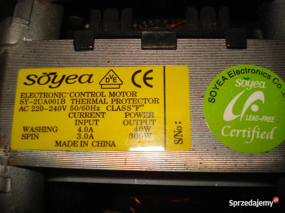 Silniki elektryczne 220 240V 300 372W pralek Gdynia