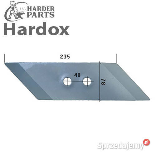 Dłuto 100hektarów HARDOX 6013BL części do pługa Suwałki