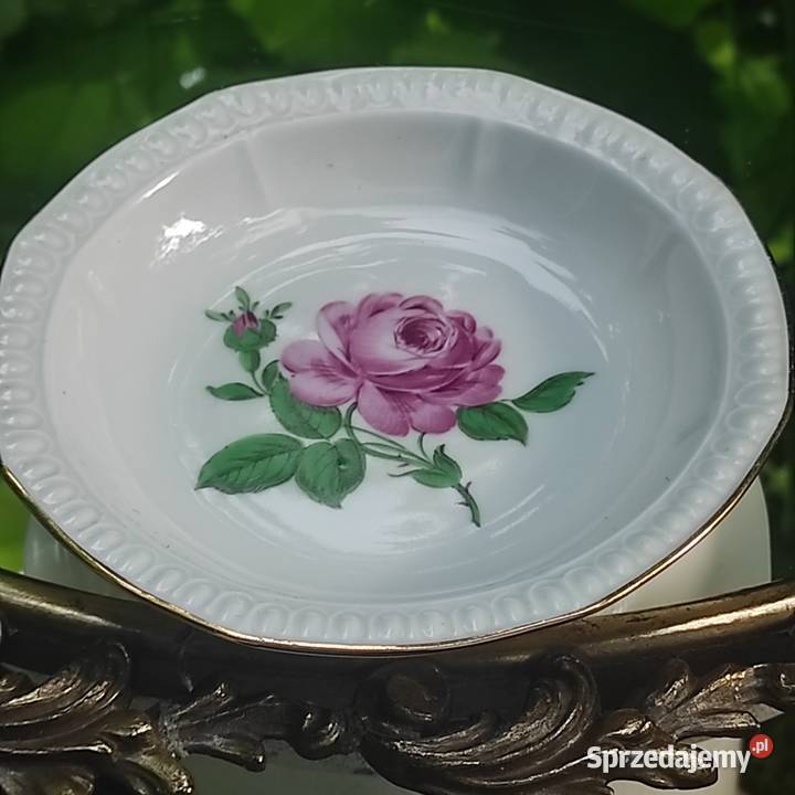 Różowa róża reliefy złocenia romantyczna Pabianice sprzedam