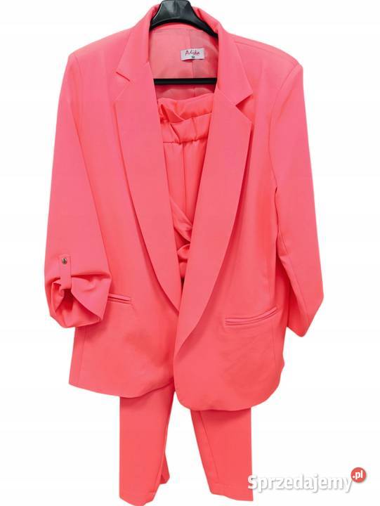 Ekskluzywny garnitur damski ADIKA TANGO jaskrawy pomarańczowy Odzież damska Pątnów