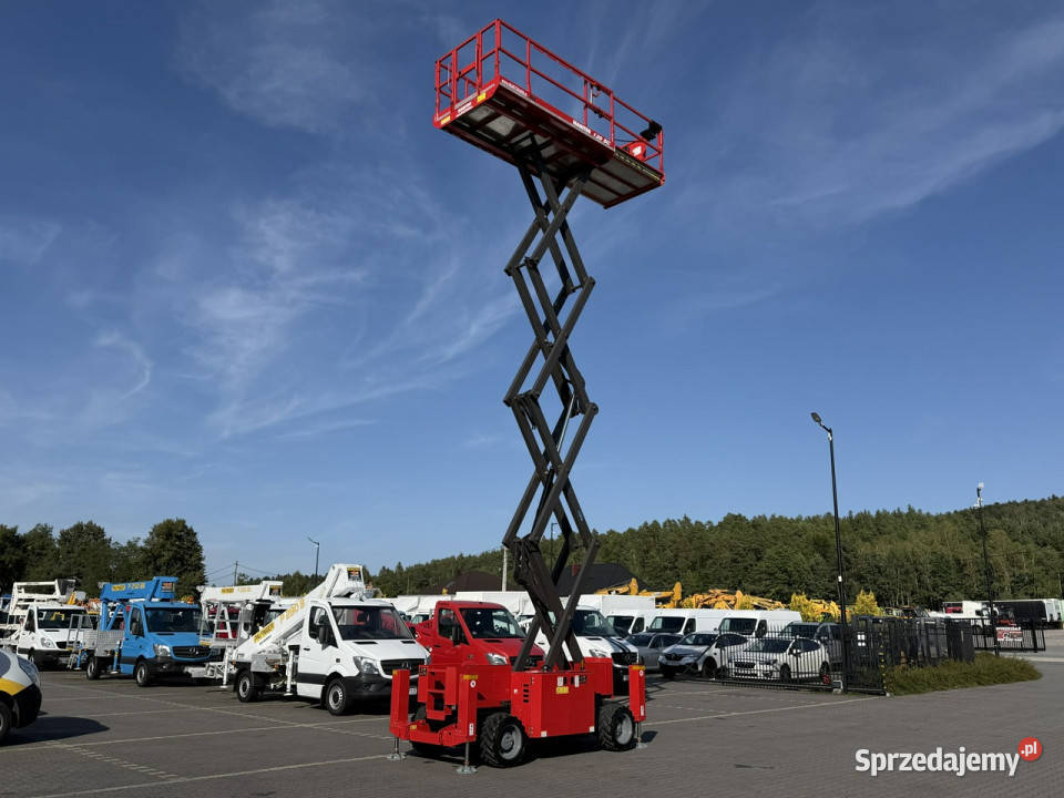 podnośnik nożycowy Manitou 120 SC Platforma Widełki