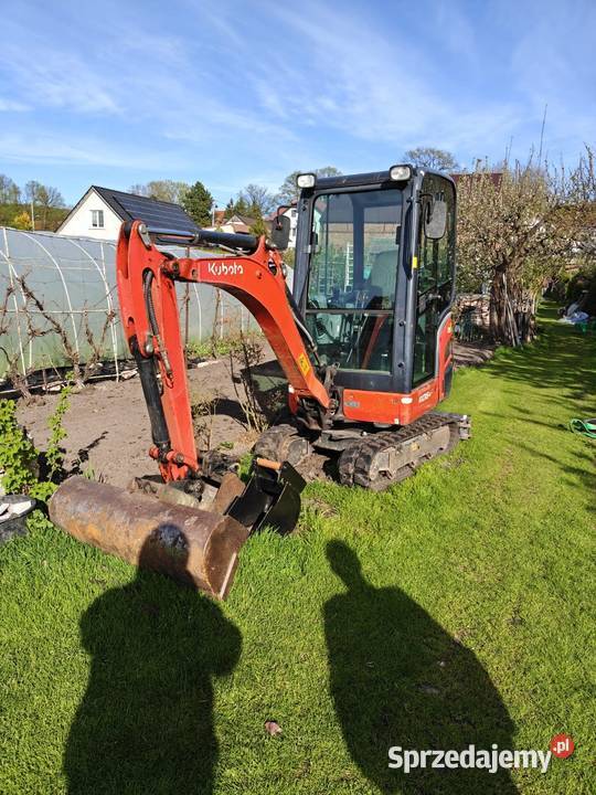 Sprzedam Minikoparkę Kubota KX0184 Dodatkowy osprzęt Szczecin