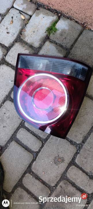 Lampa tylna lewa kompletna polo 9N hatchback Lubin