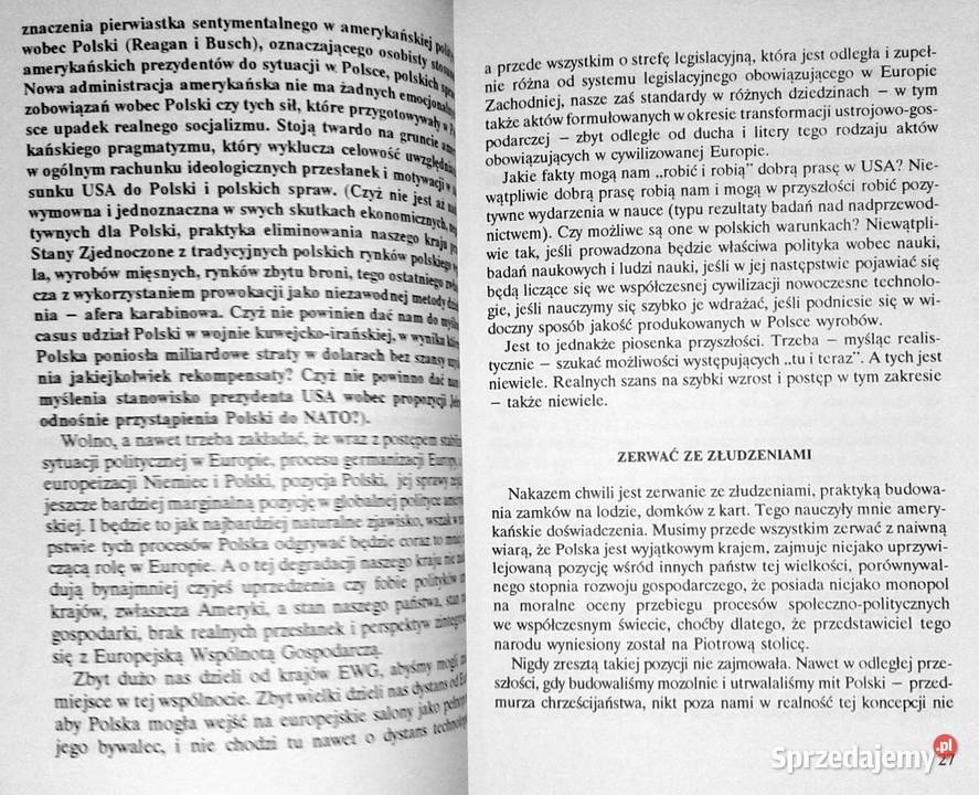 Powrót do Itaki Eseje polityczne Tadeusz Koźluk Rok wydania 1995 Chełm sprzedam