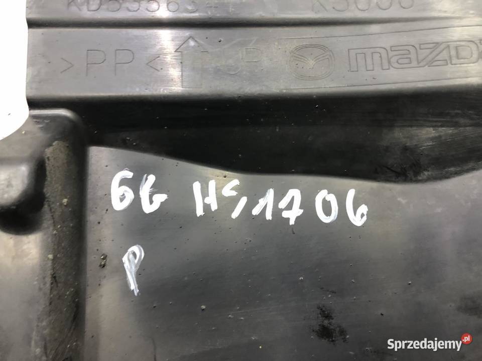 OSŁONA SILNIKA PRAWA KD5356341 MAZDA 6 GJ
