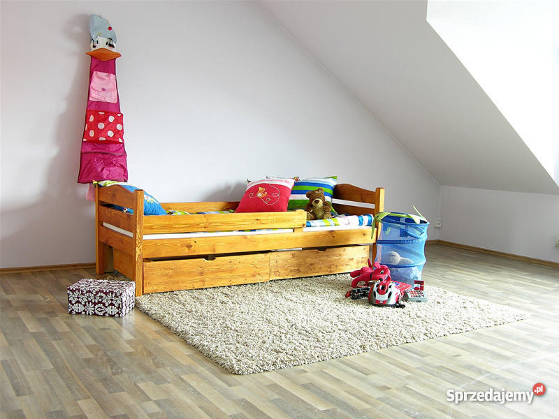 Łóżko pietrowe Tapczan dziecka lite drewno