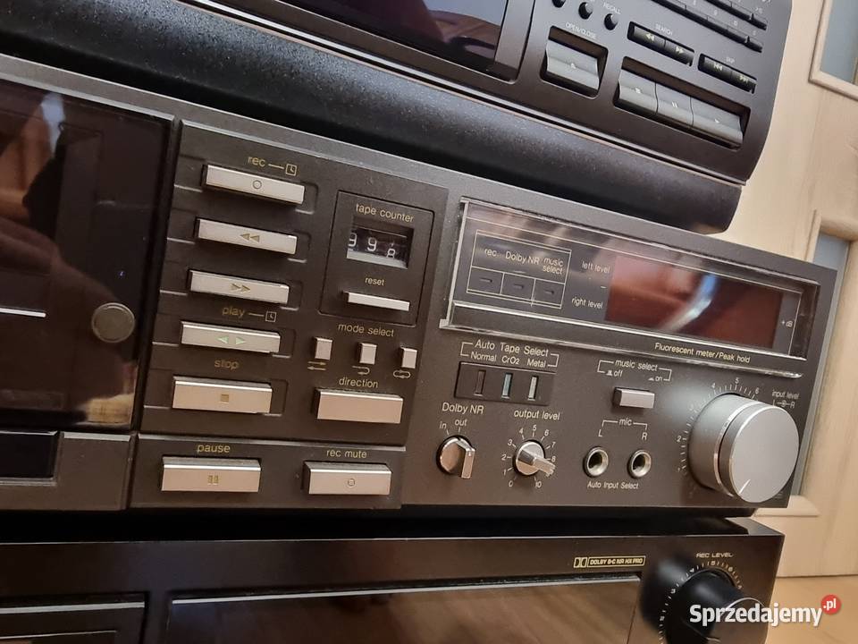 Unikat deck magnetofon technics M258R ładny Poznań sprzedam