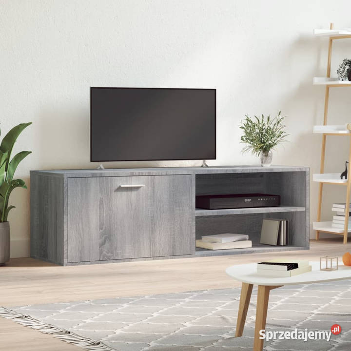 Szafka pod TV szary dąb sonoma 120x34x37 Warszawa