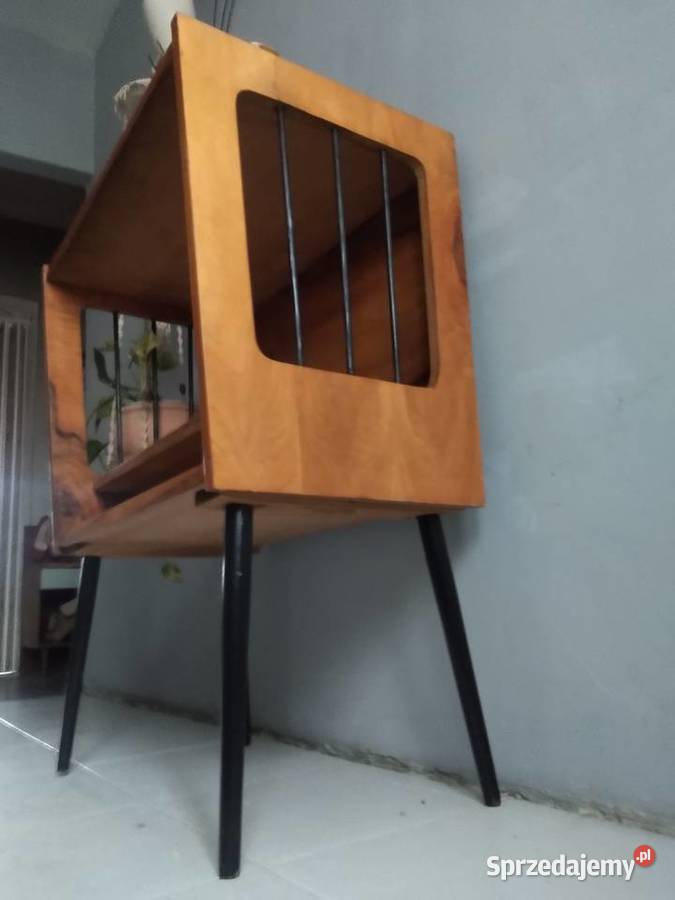 Szafka pod radio patyczak Vintage śląskie Częstochowa