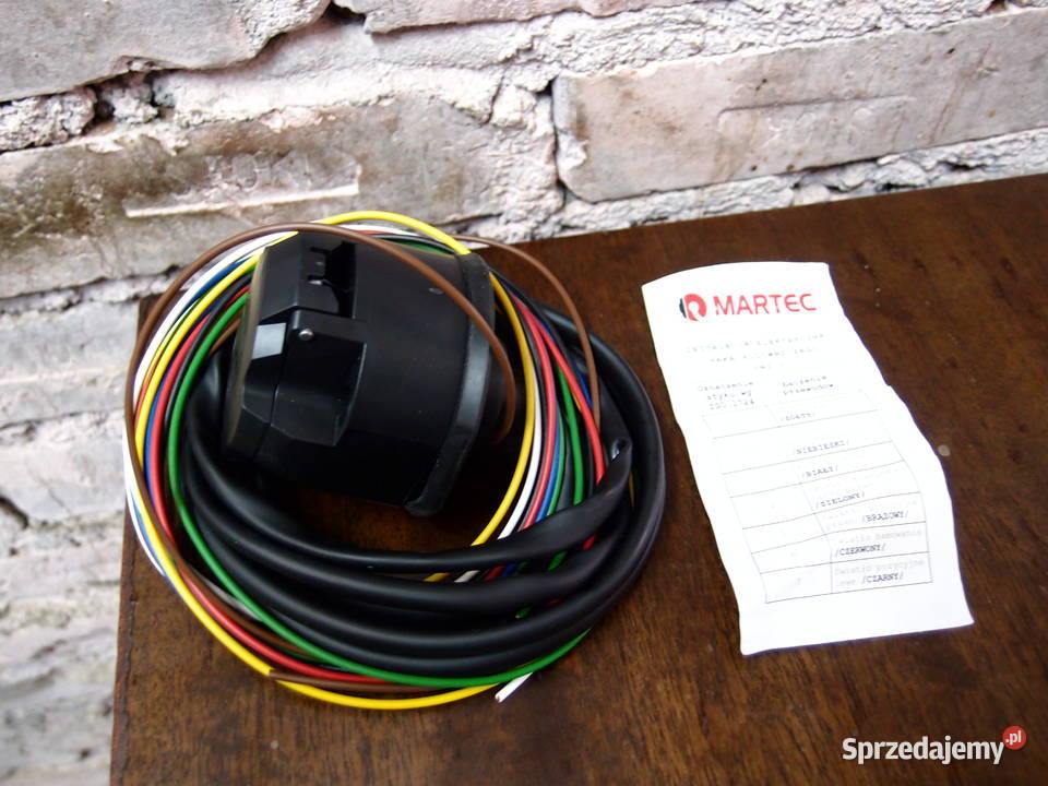 Wiązka elektr haka holowniczego 7pin zestaw łódzkie Łódź