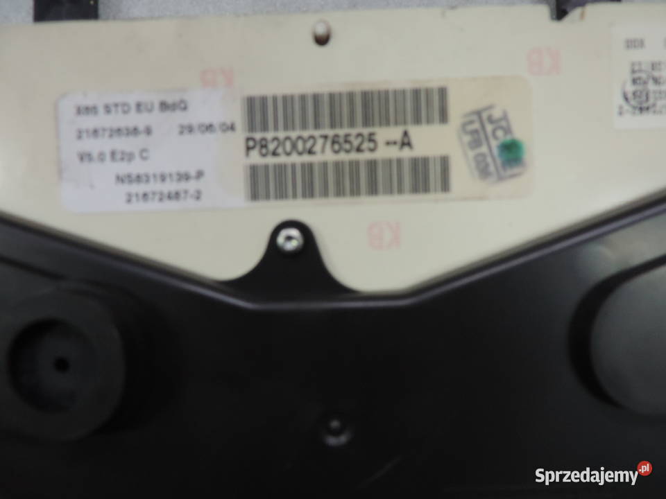 LICZNIK RENAULT CLIO II 2 15 DCI P8200276525A liczniki, zegary Nowy Sącz sprzedam