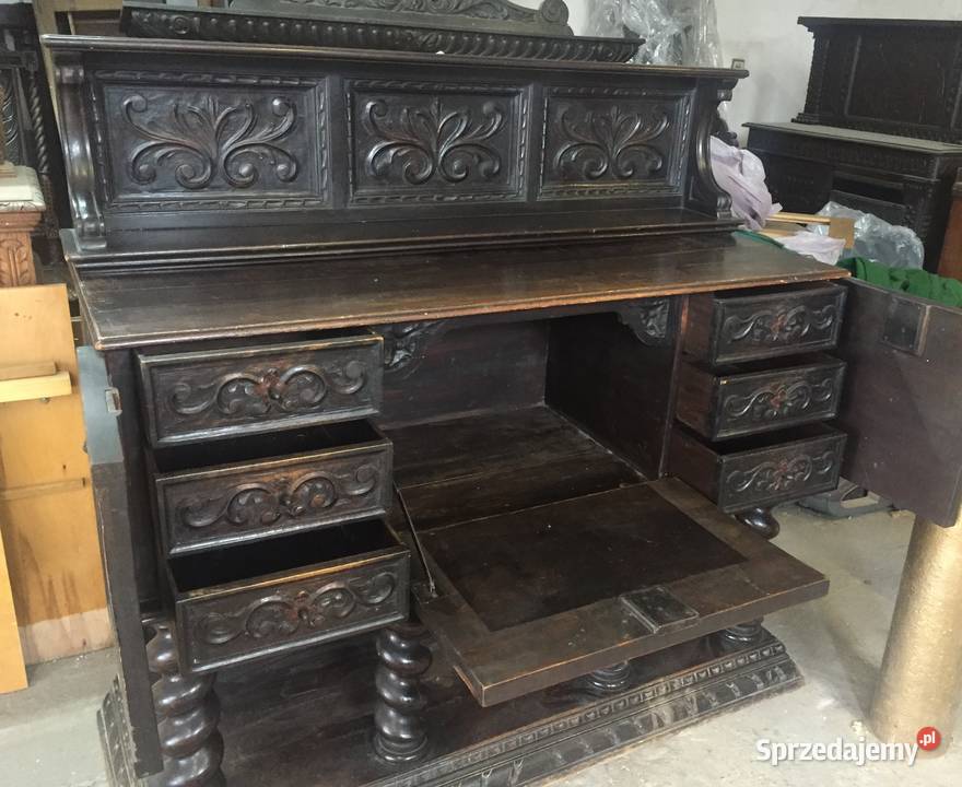 KomodaBarek z I poł XVIII w śląskie Konopiska