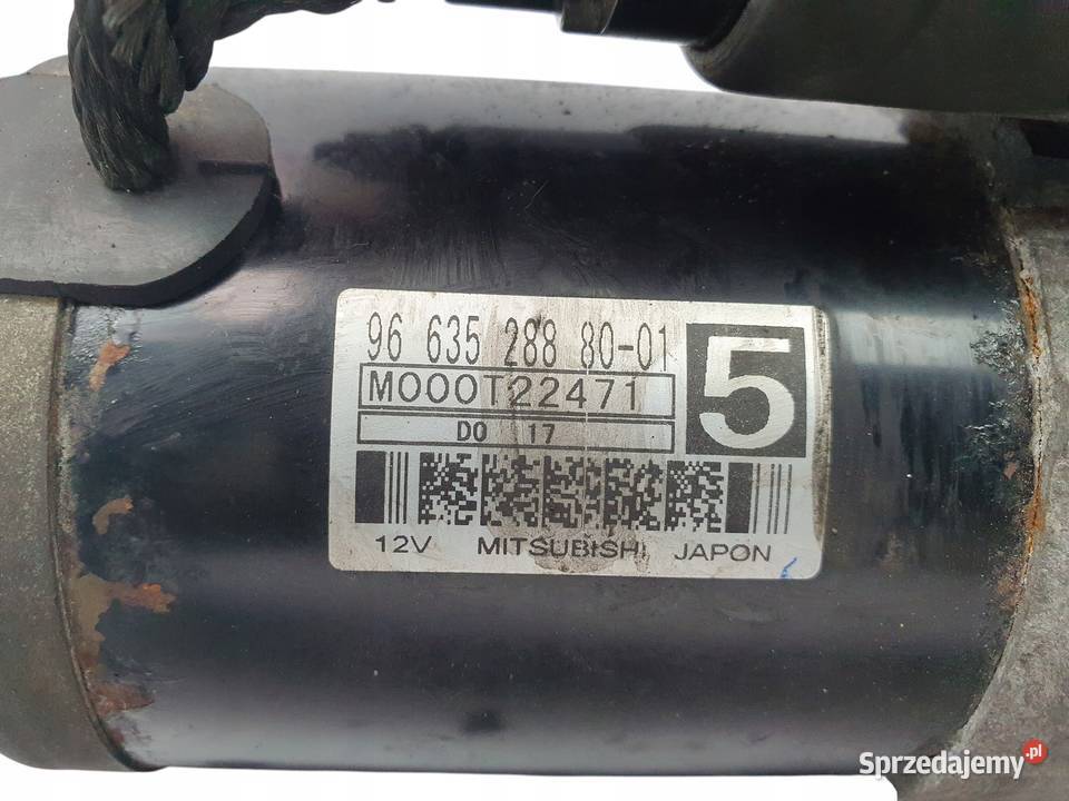 ROZRUSZNIK Peugeot 1007 206 207 307 308 3008 Układ elektryczny silnika lubelskie Chełm sprzedam