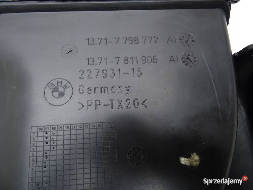 WLOT KIEROWNICA POWIETRZA BMW E84 E90 E91 E92 20 osobowe małopolskie