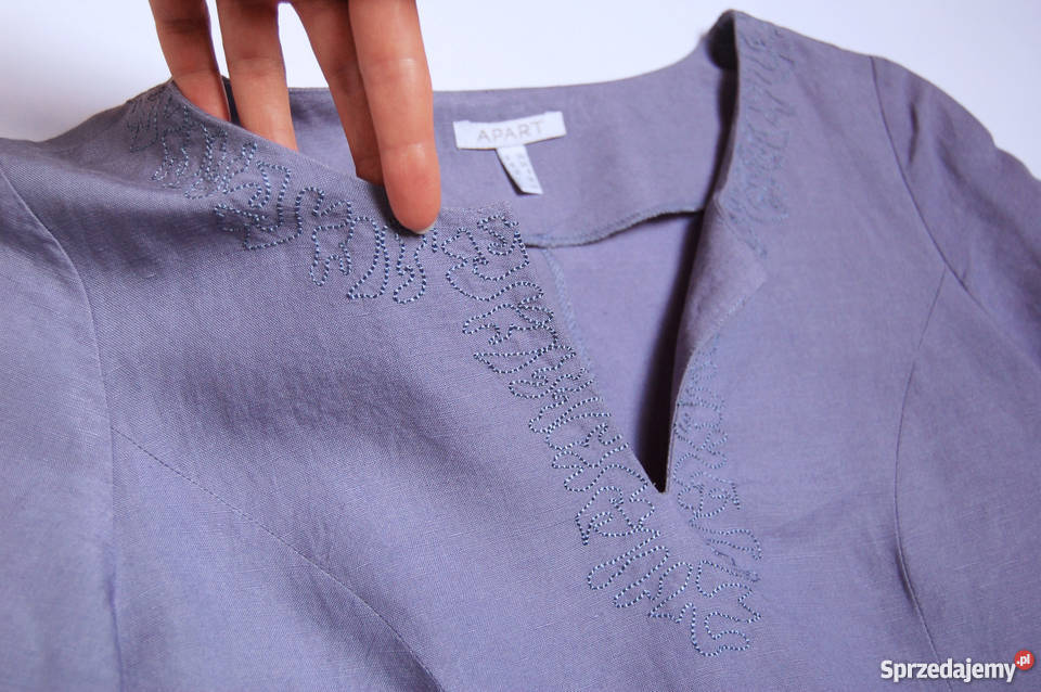 Apart 34 XS nowa tunika len haft Lublin