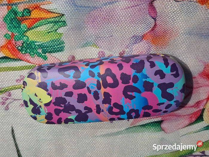 Etui na okulary kolorowa panterka Wąbrzeźno