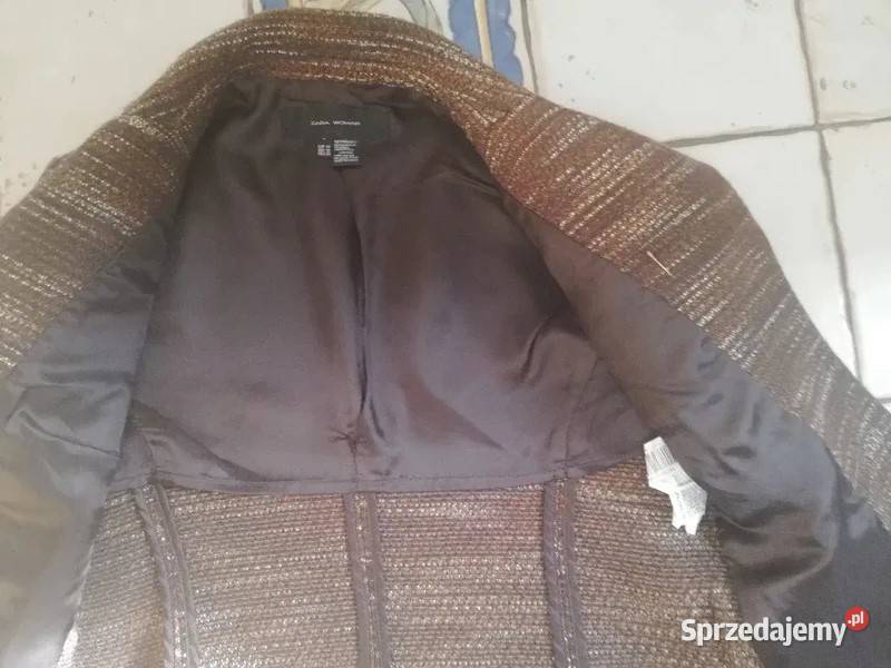 Zara woman brązowy żakiet Kraków sprzedam