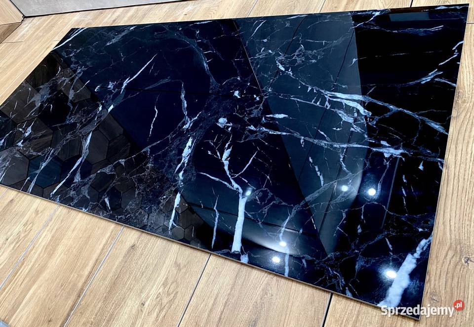 GRES POLEROWANY 120X60 CZARNY MARMUR WYSOKI