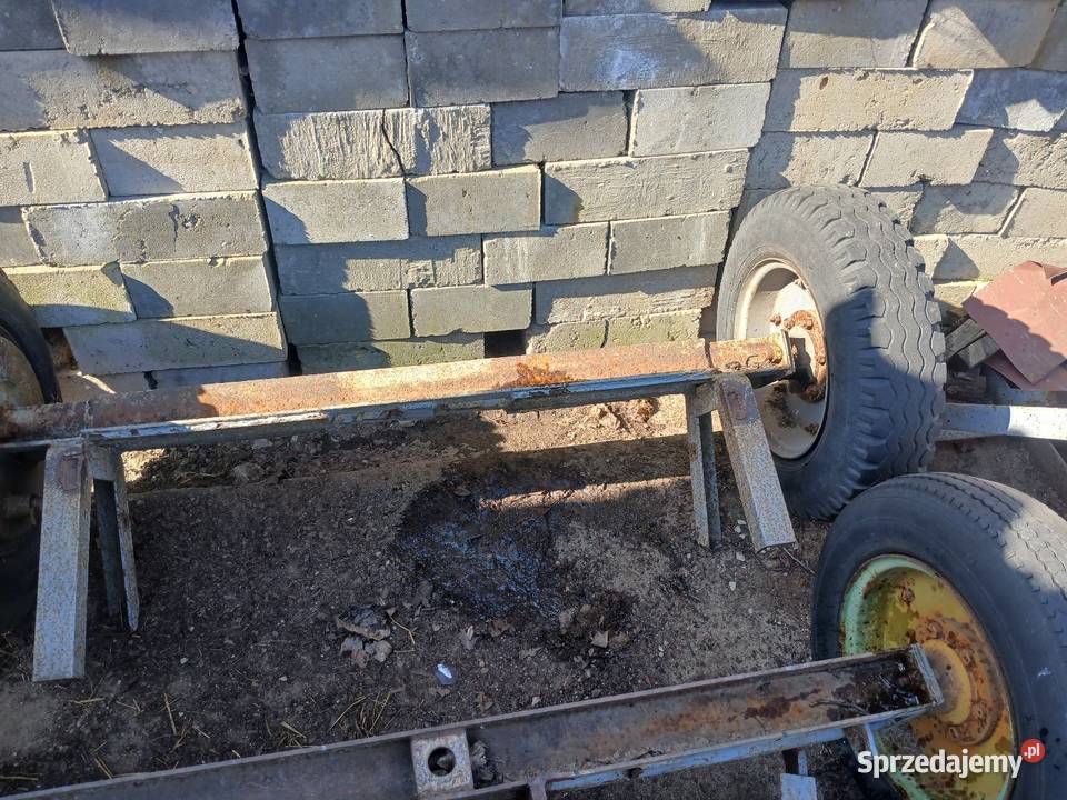 Oś wóz przyczepa na tulejach Osie i elementy zawieszenia Mistów sprzedam