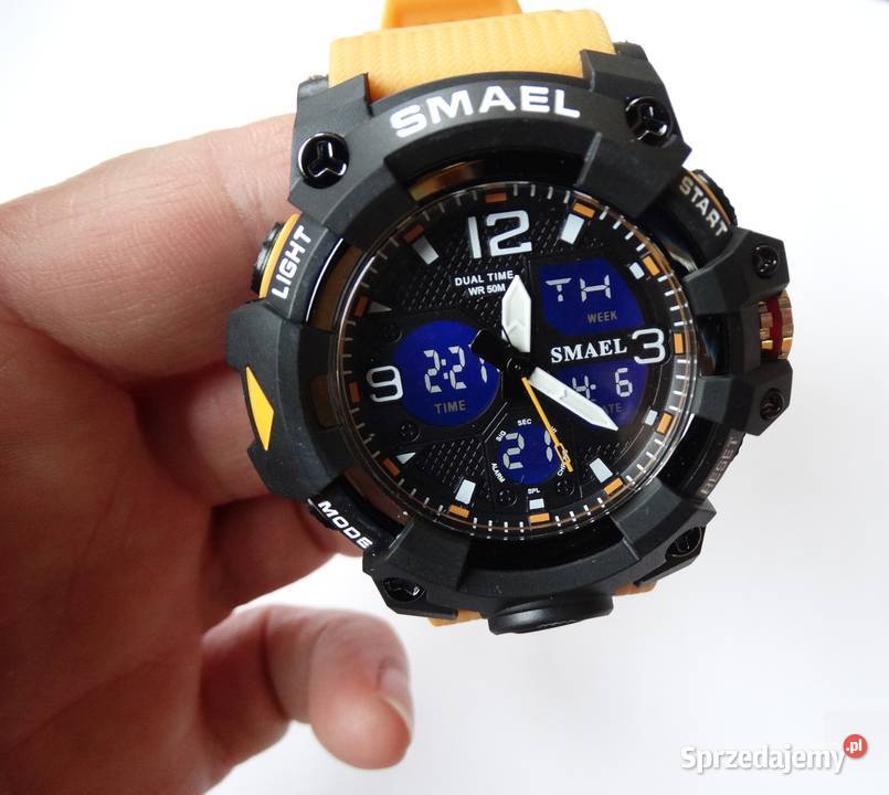 Sportowy zegarek SMAEL pomarańczowy lubuskie Gorzów Wielkopolski