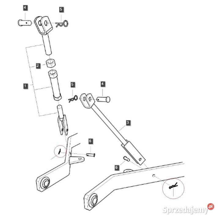 Zawleczka 35x175 mm LS MT125LS MT335LS MT340LS Tajęcina