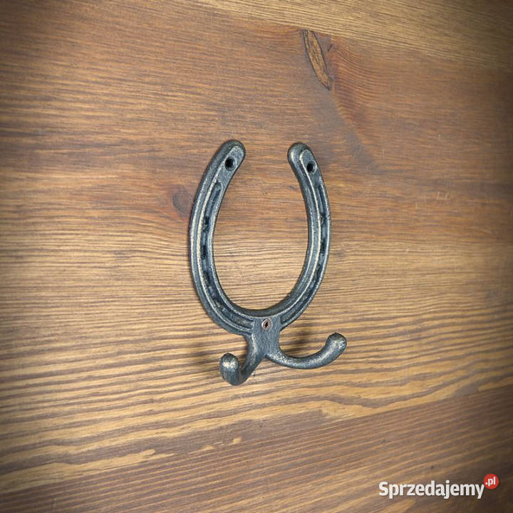 Hak wieszakowy PODKOWA 125x30mm NATURAL Chmielnik