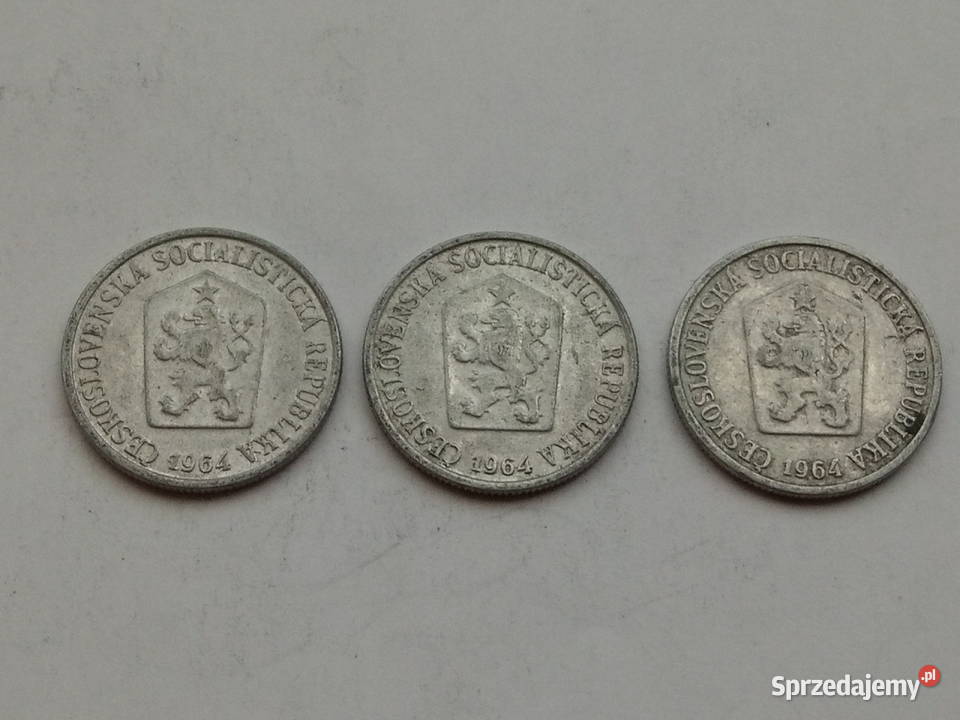 3 monety 10 hależy 1964r Dąbrowa Górnicza sprzedam