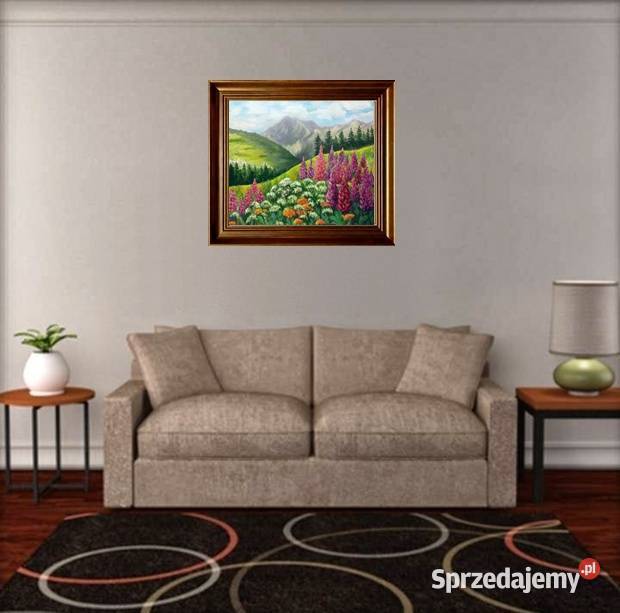 Obraz olejny Pejzaż górski