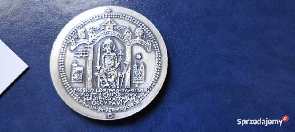 Stare monety Medal Mieszko Plątonogi seria Lesko