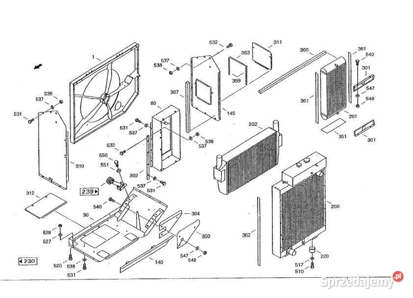 Case 525 kombajn katalog cześci motoryzacja, transport Kielce