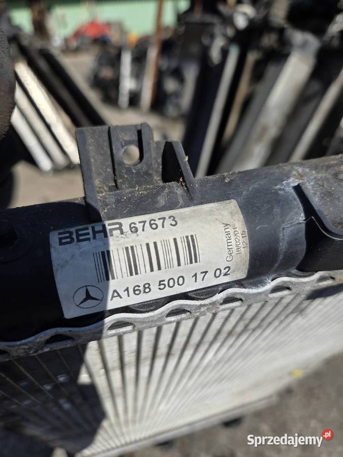 Chłodnica Mercedes a klasa 17 CDI Łagów