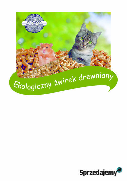 Ekologiczny żwirek drewniany kota królika 20