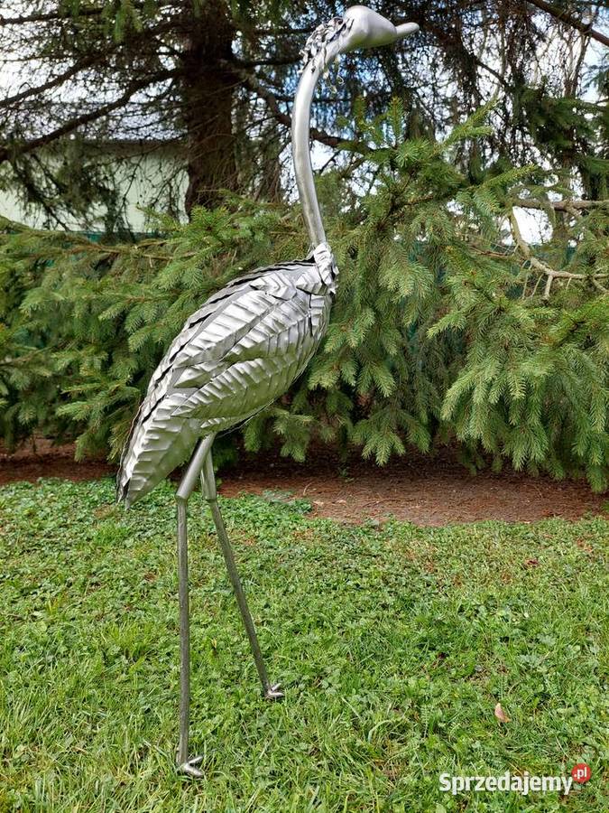 Stalowa figura dekoracyjna stalowy ptak dolnośląskie Wrocław