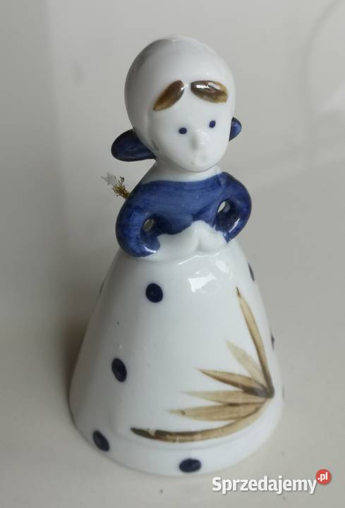 Porcelanowa figurka dzwonek vintage Holandia Toruń