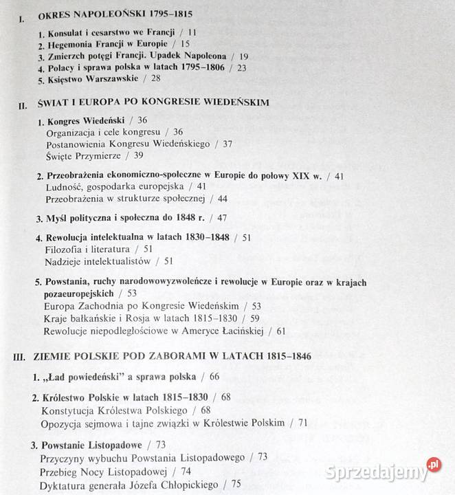 Historia EuropaPolskaŚwiat w latach 17951939 Rok wydania 1998 Chełm sprzedam