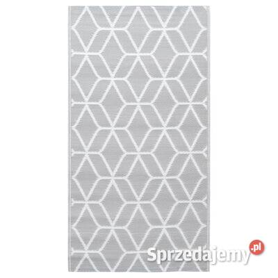 vidaXL Dywan na zewnątrz szary 120x180 Dom i Ogród mazowieckie Warszawa