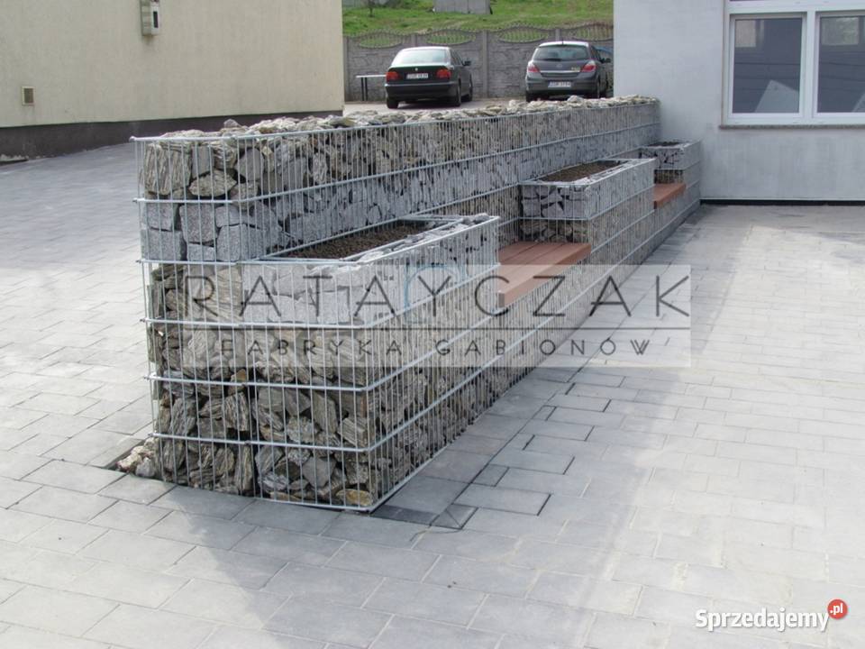Gabion gabiony Ogrodzenie 080m Frontowe Kosze z sprzedam