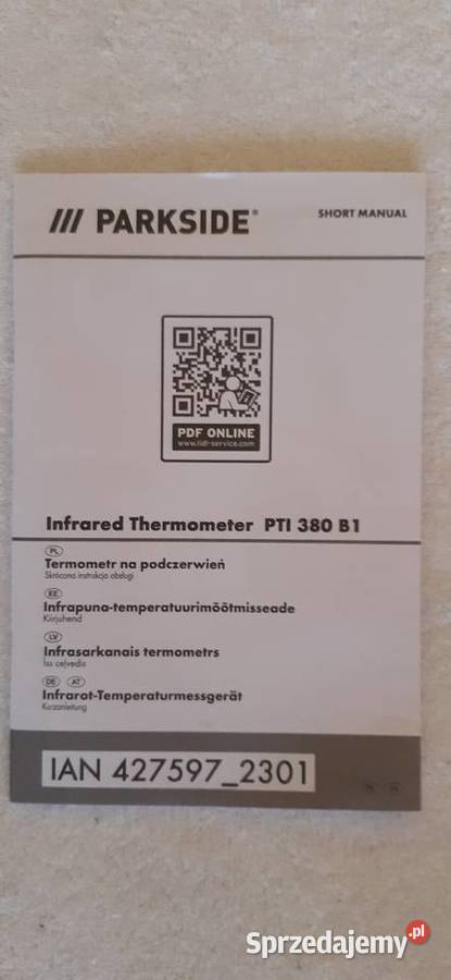 Termometr parkside łódzkie Sulejów