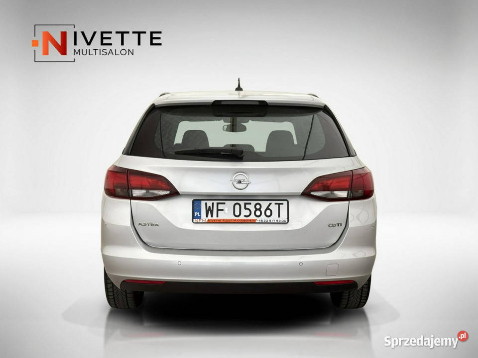 Opel Astra 16 DTE 110 Enjoy Salon FakturaVat K srebrny mazowieckie Warszawa