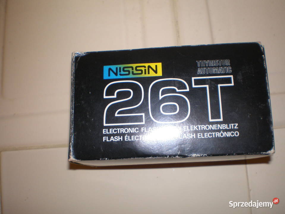 Sprzedam lampę błyskową Nisisin 26T używaną