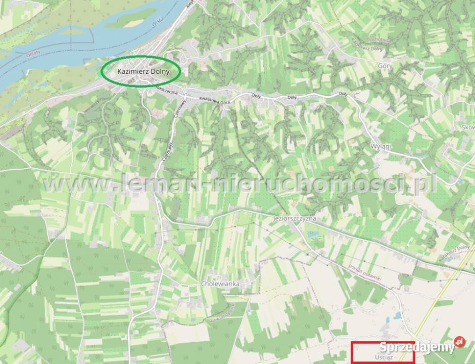 Grunt 3889m2 Uściąż
