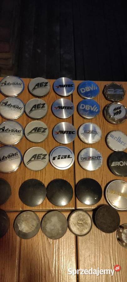 Dekielki zaślepki kapsułki do alufelg felg Gniezno sprzedam