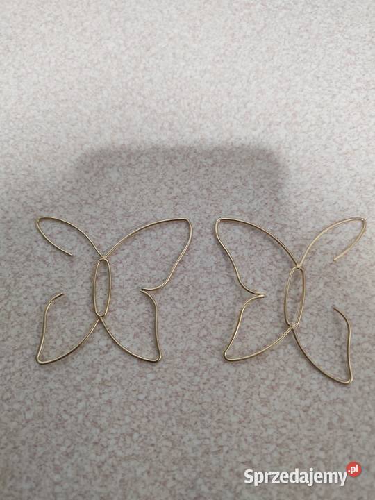 Kolczyki duże motyle Luboszewy