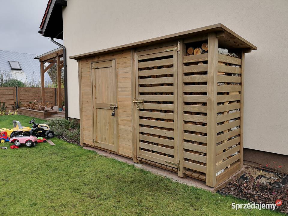 Drewutnia z domkiem narzędziowym domek ogrodowy Kalety sprzedam