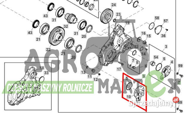 DE30705 CE30666 OSŁONA JD Wichrów
